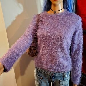 Mango Y2K Fuzzy Sweater